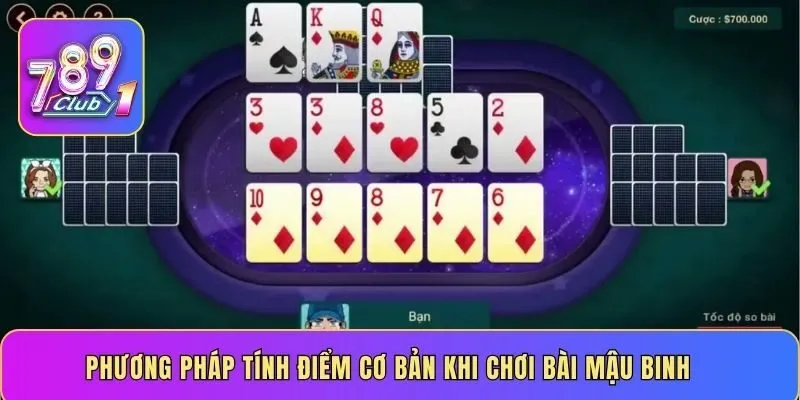 Phương pháp tính điểm cơ bản khi chơi bài Mậu Binh
